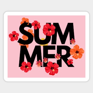 Summer Vibes Floral Magnet